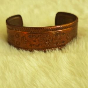 Copper Boho Tribal Bracelet